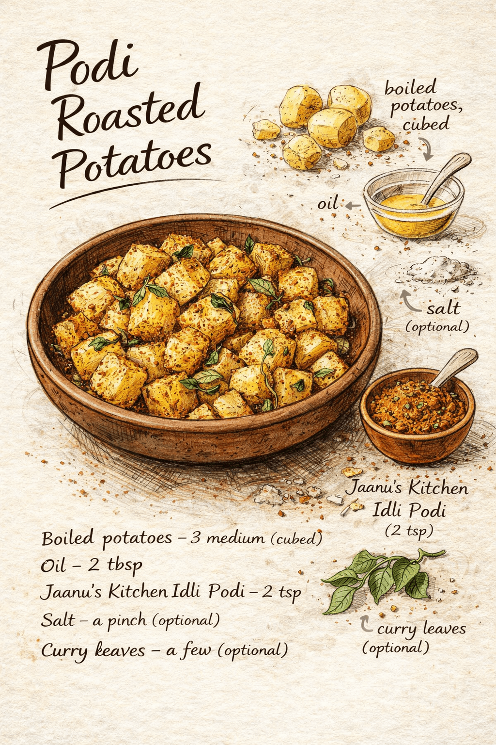 Podi Roasted Potatoes